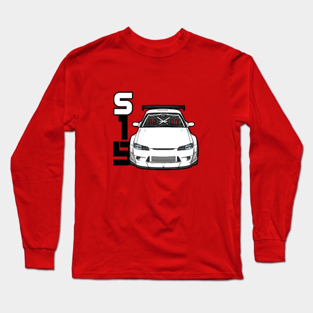 Nissan Silvia s15 Long Sleeve T-Shirt by JDMzone
